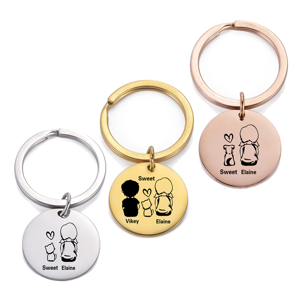 Personalizowany brelok rodzinn – Initial Ring Custom recenzja i cena